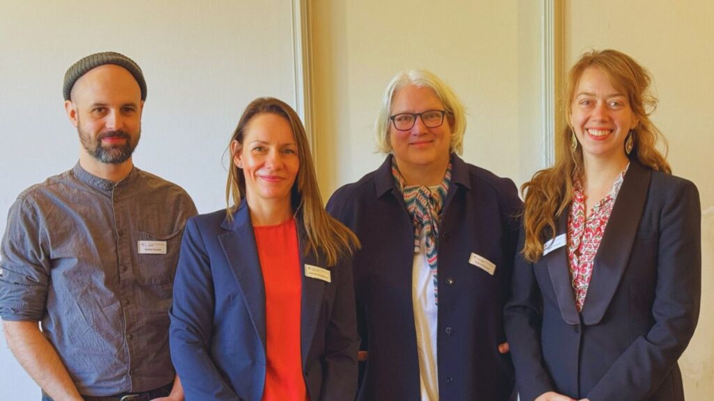 Das Team der Wirtschaftsförderung Wendland.Elbe vlnr Steffen Rudnik, Julia Shclüsselburg, Sigrun Kreuser, Marta Knöpfel