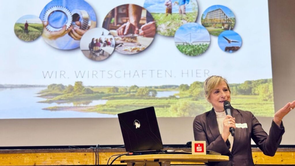 Landrätin Dagmar Schulz beim Frühjahrstreffen der Wirtschaft 2026 in Hitzacker