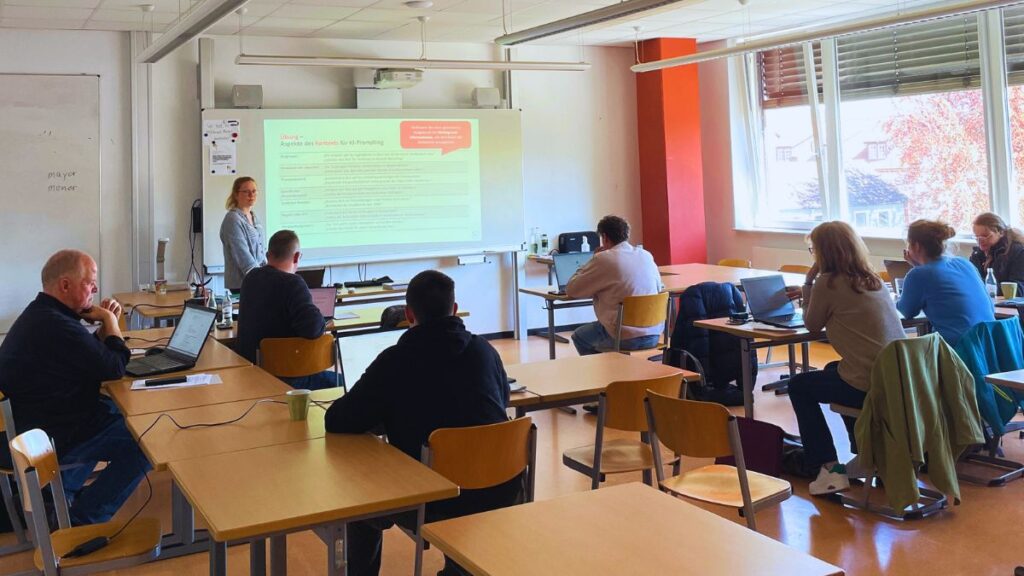 Teilnehmende eines der KI-Workshop-Module