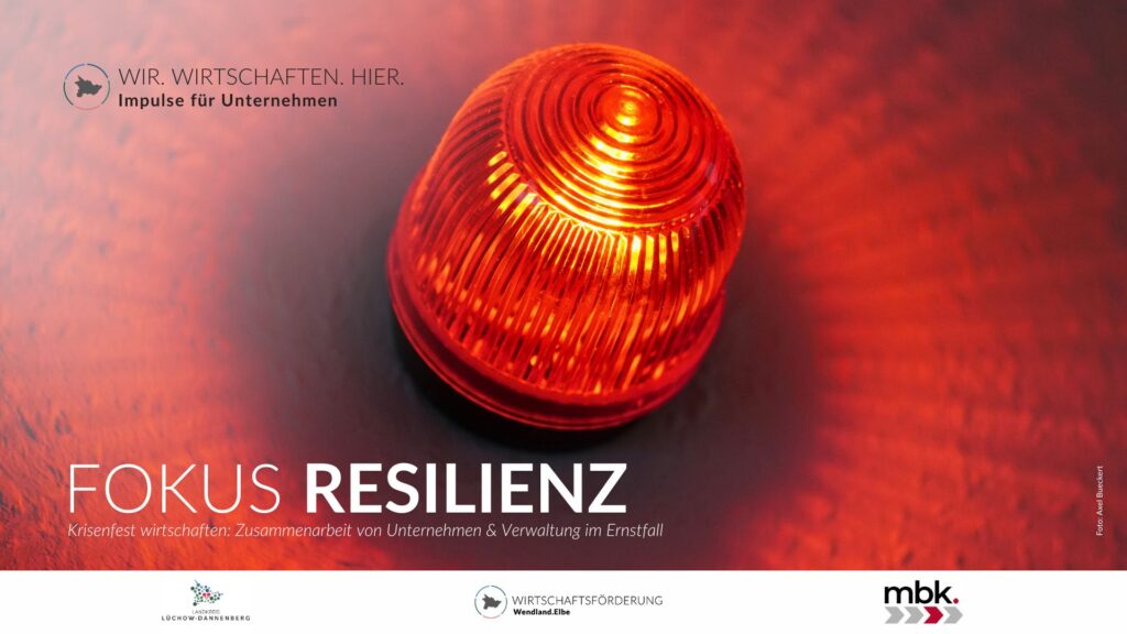 FOKUS RESILIENZ: Rote Alarmleuchte